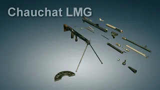 #Chauchat LMG disassembly | 3dGun