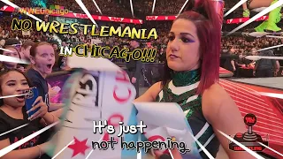 Damage CTRL Bayley rips a fan's sign at WWE Raw 4/24/2023