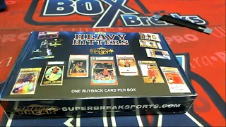 2019 Super Break One Time Heavy Hitters Edition Box ID 19HEAVY102