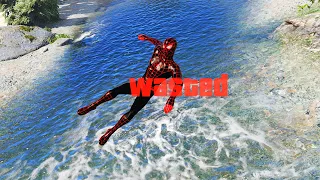 Spider-Man - GTA V Epic Wasted Jumps Fails Ep.164 | Funny Moments