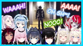 Hololive EN/ID Reacts To Elevator Jumpscare Compilation【Parasocial】