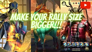 Clash of Kings: Make your rally capacity maximum