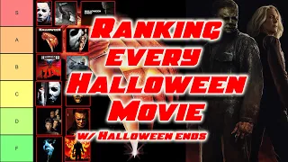 Every HALLOWEEN MOVIE RANKED with Halloween Ends | Halloween Franchise Tier List