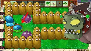 PVZ HACK | Plants Vs Zombies | 99 Winter Melon And Gloom-Shroom vs Dr.Zomboss All Zombies