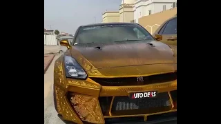 NISSAN GTR 24K pure GOLD ⚡💸