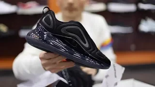 Unboxing Sneakers Nike Air Max 720 Total Black AO2924-007 | Freesneak Shop