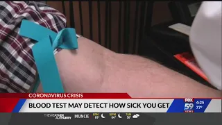 COVID-19: Blood test may detect how sick you get