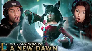 REACTING to League of Legends Cinematic - A NEW DAWN