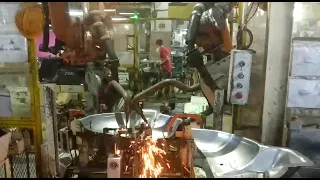 Kuka Robot with Spot Welding Application