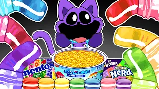 Best of Rainbow Desserts Foods Mukbang with CATNAP | POPPY PLAYTIME CHAPTER 3 Animation | ASMR