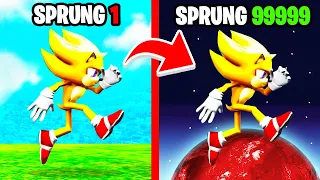 GTA 5 aber JEDER SUPER SONIC Sprung VERDOPPELT sich..