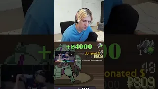 xQc receives a $5000 DONATION... 😱