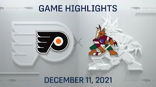 NHL Highlights | Flyers vs. Coyotes - Dec. 11, 2021