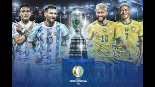 Argentina vs Brazil copa america final 2021