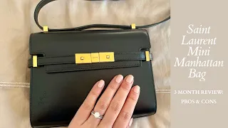 SAINT LAURENT MINI MANHATTAN BAG REVIEW | PROS & CONS!