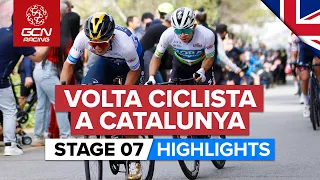 Attack After Attack On Punchy Final Stage | Volta A Catalunya 2022 Stage 7 Highlights