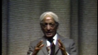 J. Krishnamurti - Santa Monica 1972 - Public Talk 2 - Is there a total action which will be...