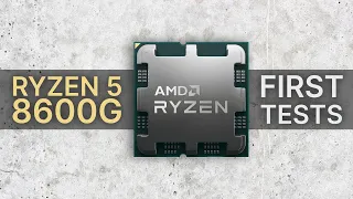 Ryzen 5 8600G vs 7600 vs 5600G vs Core i5-12600K/KF vs i3-13100F: first tests