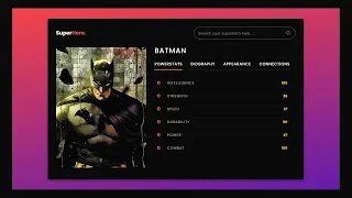 Superhero Search App Using API | JavaScript Fetch API Project With HTML, CSS & Vanilla JavaScript