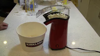 Unboxing Nostalgia Air-Pop Popcorn Maker Machine and How to make popcorn with it