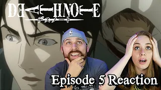 Death Note Episode 5 "Tactics" REACTION 1x5