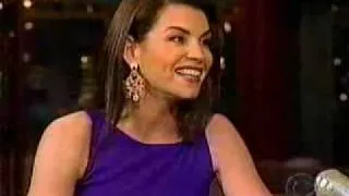 Julianna Margulies on Letterman (2001)