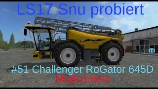 LS17 | Snu probiert | #51 Challenger RoGator 645D Selbstfahrer Düngerspritze | Modcontest