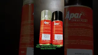 Car Paint Spray Star Dust Color | APAR Brand Top & Base Coat | Make your Car scratch free