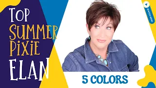 My PIXIE PICK for Summer☀️ Ellen Wille ELAN wig review☀️ 5 COLORS ☀️ Why it's my FAVORITE pixie!