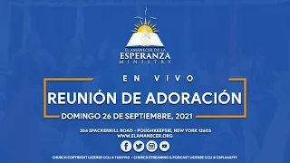 SERVICIO  EN VIVO - Domingo 26 de Septiembre, 2021