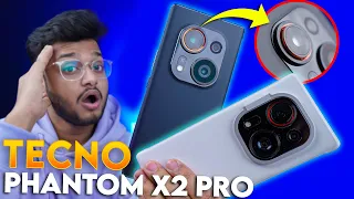 World's Most Weird Camera Phone 😳 Tecno Phantom X2 Pro 5G Unboxing & Review 🔥 | Dimensity 9000