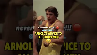 hustlersevolution Arnold gives life advice to all short men.