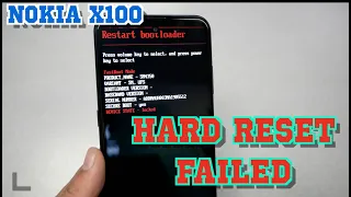 No Hard Reset yet, For Nokia X100 for t-mobile