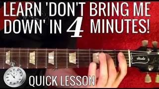 Don't Bring Me Down by E.L.O - Guitar Lesson With Tabs