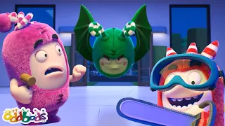 Spooky Zee TRANSFORMS and SCARES Newt 🦇😱 | BEST OF NEWT 💗 | ODDBODS | Funny Cartoons for Kids