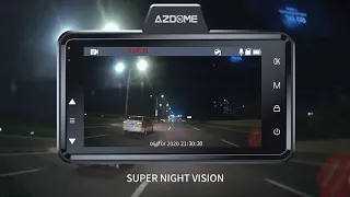 AZDOME M01 Pro FHD 1080P Dash Cam 3 Inch DVR Car Driving Recorder Night Vision, Park Monitor, G Sens