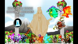 Kingdom Rush Origins Mod: All Heroes - Shrine Of Elynie - Impossible Difficulty