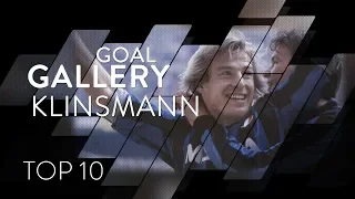 JURGEN KLINSMANN | INTER TOP 10 GOALS | Goal Gallery 🇩🇪🖤💙