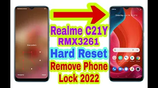 Realme C21Y (RMX3261) Hard Reset/Remove Phone Lock 2022 || Unlock Pattern/Pin/Password 100% Working