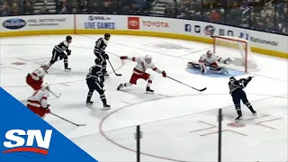 Alexandre Texier Hits Monster One-timer To Finish Off 4-On-1 Play Against Hurricanes