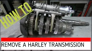 HOW TO REMOVE HARLEY DAVIDSON TRANSMISSION