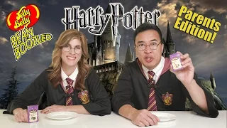 HARRY POTTER BEAN BOOZLED CHALLENGE!! PARENTS EDITION!  Bertie Bott's Every Flavor Beans