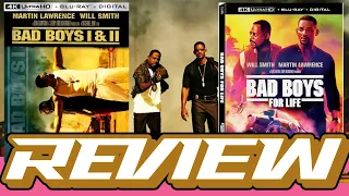 BAD BOYS FRANCHISE - FILM& 4K BLU RAY REVIEW - Digital Code Giveaway!