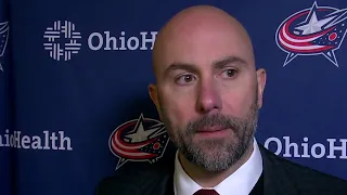 Blue Jackets head coach Pascal Vincent: 'We need 20 guys to play hard'