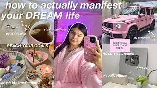 how to become THAT GIRL🌟 healthy habits, vision board, manifesting & goal setting