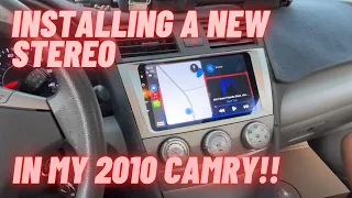 How To Install An Apple Car Play Radio In A 2010 Toyota Camry