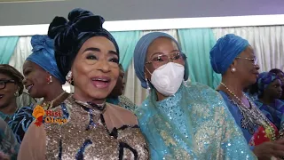 Musiliu Obanikoro Celebrate With Sisi Abah Folawiyo On Her 80th Birthday