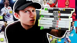 i played every FIFA in one video...