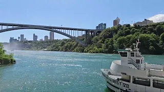 Virtual Hike @ Schoellkopf Power Station Ruins in Niagara Falls NY with Retired Lady Hiker May 2024