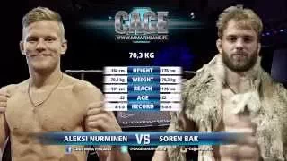 CAGE 30 Aleksi Nurminen vs Soren Bak (MMA)